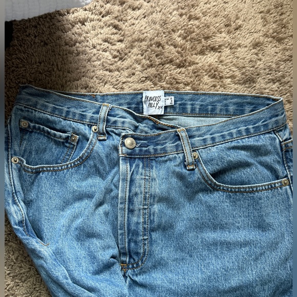 Princess Polly Asymmetric Jeans - Picture 2 of 2